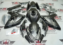 Suzuki GSXR600 Fairings (2006-2007) Matte Gunmetal Gray, Black at KingsMotorcycleFairings.com