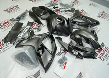 Suzuki GSXR600 Fairings (2006-2007) Matte Gunmetal Gray, Black by KingsMotorcycleFairings.com