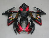 Suzuki GSXR 600 Fairings (2006-2007) Red, Black, Gold at KingsMotorcycleFairings.com