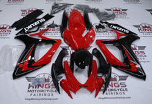 Suzuki GSXR600 Fairings (2006-2007) Red, Black, White, Dark Gray at KingsMotorcycleFairings.com