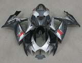 Suzuki GSXR 600 Fairings (2006-2007) Silver, Gray, Black, Red at KingsMotorcycleFairings.com