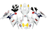 Suzuki GSXR 600 Fairings (2006-2007) White Pepsi at KingsMotorcycleFairings.com