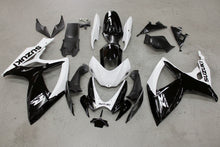 Suzuki GSXR 600 Fairings (2006-2007) White, Black at KingsMotorcycleFairings.com