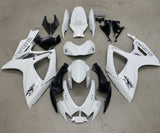 Suzuki GSXR 600 Fairings (2006-2007) White, Gray at KingsMotorcycleFairings.com