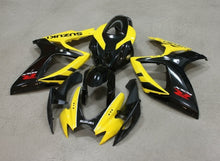 Suzuki GSXR 600 Fairings (2006-2007) Yellow, Black at KingsMotorcycleFairings.com
