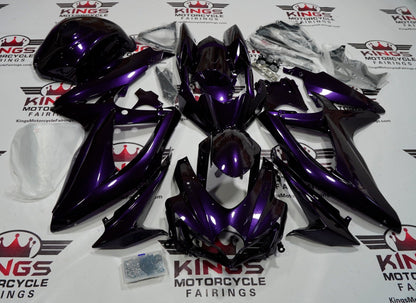 Suzuki GSXR600 Fairings (2008-2010) All Purple from KingsMotorcycleFairings.com