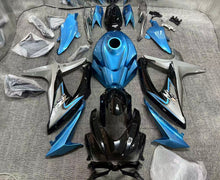 Suzuki GSXR600 Fairings (2008-2010) Black, Silver, Metallic Blue, Silver from KingsMotorcycleFairings.com