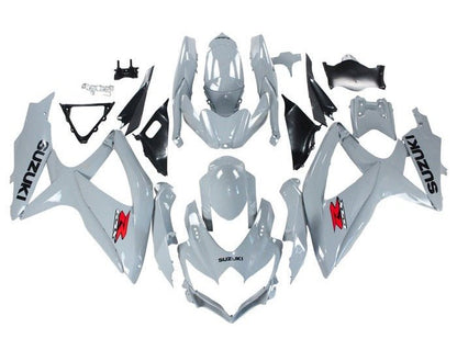 Suzuki GSXR 600 Fairings (2008-2010) Light Nardo Gray at KingsMotorcycleFairings.com
