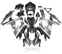 Suzuki GSXR 600 Fairings (2008-2010) Matte Black, Gray, White at KingsMotorcycleFairings.com