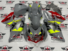 Suzuki GSXR600 Fairings (2008-2010) Nardo Gray, Black, Red, Neon Yellow at KingsMotorcycleFairings.com