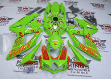 Suzuki GSXR600 Fairings (2008-2010) Rossi Green, Orange at KingsMotorcycleFairings.com