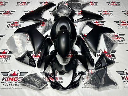 Suzuki GSXR600 Fairings (2011-2024) All Matte Black from KingsMotorcycleFairings.com