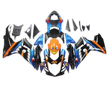 Suzuki GSXR600 Fairings (2011-2024) Black, Blue, Orange Shark at KingsMotorcycleFairings.com