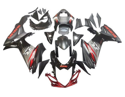 Suzuki GSXR600 Fairings (2011-2024) Black, Gray, Red, Matte Black at KingsMotorcycleFairings.com