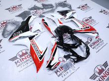 Suzuki GSXR600 Fairings (2011-2024) Black, White, Red Yoshimura at KingsMotorcycleFairings.com