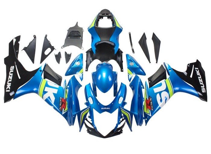 Suzuki GSXR600 Fairings (2011-2024) Blue, Black, White, Green at KingsMotorcycleFairings.com
