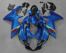 Suzuki GSXR 600 Fairings (2011-2024) Blue, Neon Yellow, White at KingsMotorcycleFairings.com