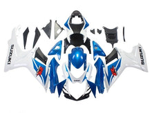 Suzuki GSXR600 Fairings (2011-2024) Blue, White Original at KingsMotorcycleFairings.com