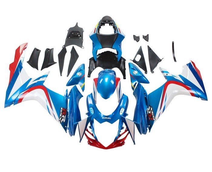 Suzuki GSXR 600 Fairings (2011-2024) Blue, White, Red, Yellow at KingsMotorcycleFairings.com