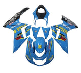 Suzuki GSXR 600 Fairings (2011-2024) Blue, Yellow Rizla at KingsMotorcycleFairings.com