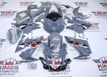 Suzuki GSXR600 Fairings (2011-2024) Gray, White, Red at KingsMotorcycleFairings.com