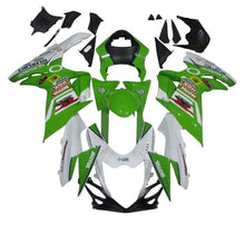 Suzuki GSXR600 Fairings (2011-2024) Green, White at KingsMotorcycleFairings.com