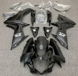 Suzuki GSXR 600 Fairings (2011-2024) Matte Black, Gloss Black, Silver at KingsMotorcycleFairings.com