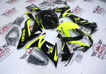 Suzuki GSXR600 Fairings (2011-2024) Neon Yellow, Black from KingsMotorcycleFairings.com