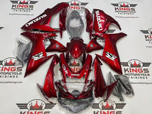 Suzuki GSXR600 Fairings (2011-2024) Red Candy, White at KingsMotorcycleFairings.com