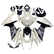 Suzuki GSXR 600 Fairings (2011-2024) White Cream, Black, Silver at KingsMotorcycleFairings.com