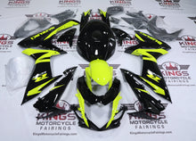 Suzuki GSXR600 Fairings (2025-2026) Black, Neon Yellow from KingsMotorcycleFairings.com