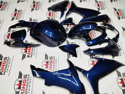 Suzuki GSXR600 Fairings (2025-2026) Blue Faux Carbon Fiber at KingsMotorcycleFairings.com