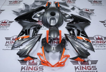 Suzuki GSXR600 Fairings (2025-2026) Gray, Orange, Black at KingsMotorcycleFairings.com