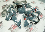 Suzuki GSXR600 Fairings (2025-2026) Nardo Gray, White, Red at KingsMotorcycleFairings.com