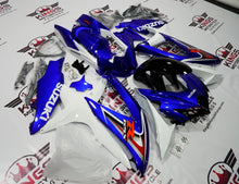 Suzuki GSXR600 (2008-2010) Blue, White, Black, Gray & Red Fairings at KingsMotorcycleFairings.com