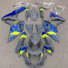 Suzuki GSXR 600 (2011-2024) Gray, Blue, Neon Yellow Fairings at KingsMotorcycleFairings.com