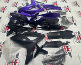 Suzuki GSXR 600 Fairings (2006-2007) Purple, Faux Carbon Fiber at KingsMotorcycleFairings.com
