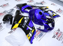 Suzuki GSXR750 Fairing Kit (2000-2003) Blue, Black, Chrome, Yellow at KingsMotorcycleFairings.com