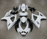 Suzuki GSXR750 Fairing Kit (2006-2007) White Metallic, Gray at KingsMotorcycleFairings.com
