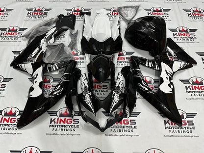 Suzuki GSXR750 Fairing Kit (2008-2010) Black, White, Woman at KingsMotorcycleFairings.com