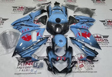 Suzuki GSXR750 Fairing Kit (2011-2024) Blue, Red, Faux Carbon Fiber at KingsMotorcycleFairings.com