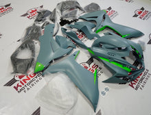 Suzuki GSXR750 Fairing Kit (2025-2026) Matte Blue Gray, Lime Green at KingsMotorcycleFairings.com