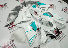 Suzuki GSXR750 Fairing Kit (2025-2026) White, Mint Green at KingsMotorcycleFairings.com