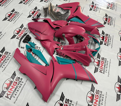 Suzuki GSXR750 Fairing Set (2025-2026) Matte Pink, Blue Turquoise at KingsMotorcycleFairings.com