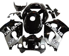 Suzuki GSXR 750 Fairings (1996-1999) Black, Silver at KingsMotorcycleFairings.com