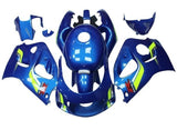 Suzuki GSXR 750 Fairings (1996-1999) Blue, Yellow, White at KingsMotorcycleFairings.com