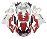Suzuki GSXR750 Fairings (1996-1999) Red, White, Black Stripe at KingsMotorcycleFairings.com