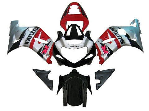 Suzuki GSXR750 Fairings (2000-2003) Black, Red, Silver at KingsMotorcycleFairings.com