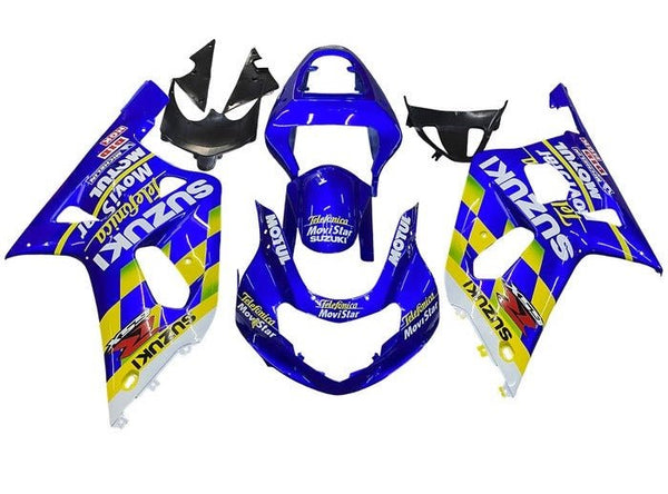Suzuki GSXR750 Fairings (2000-2003) Blue Movistar at KingsMotorcycleFairings.com