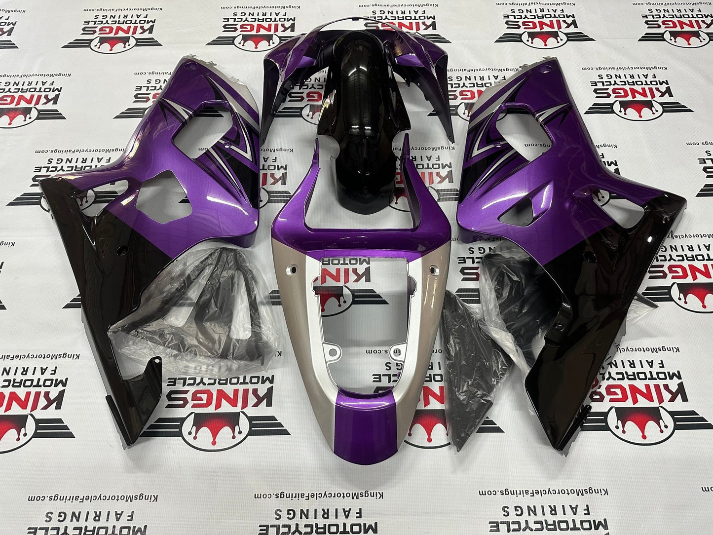 Suzuki GSXR 750 Fairings (2000-2003) Purple, Black, Silver at KingsMotorcycleFairings.com